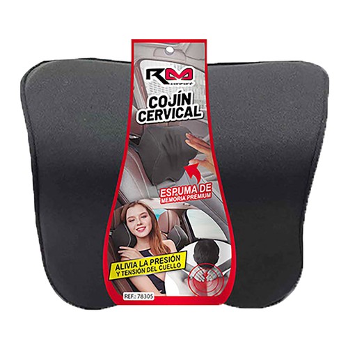 Cojín cervical para coche Memory Foam, ROLMOVIL Confort.