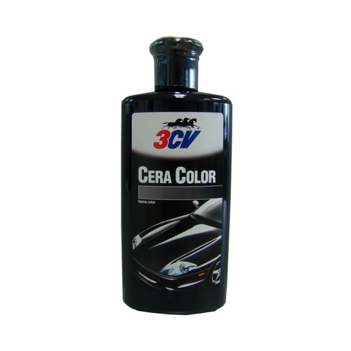 Bote de 250 mililitros de cera de color negro 3CV.