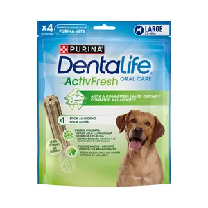 DENTALIFE ACTIVFRESH Snack dental perros 25 a 40 kg 4 uds. 142g