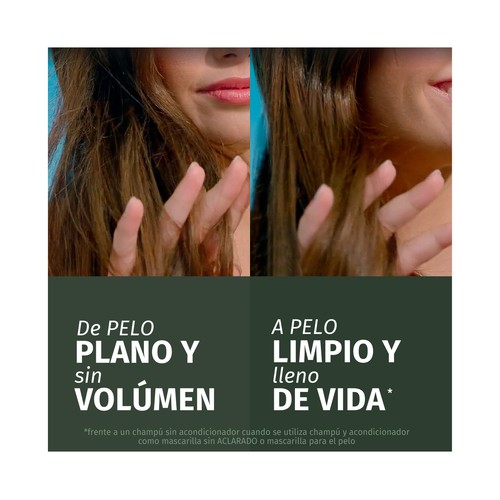 HERBAL ESSENCES Champú voluminizador aroma a naranja, para cabellos finos 350 ml.