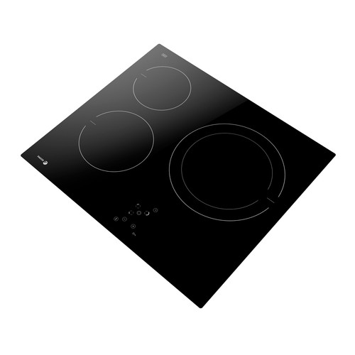 Placa vitrocerámica radiante FAGOR 3VFT-33AC, potencia 5700W, 3 zonas de cocción, A: 59,2cm.