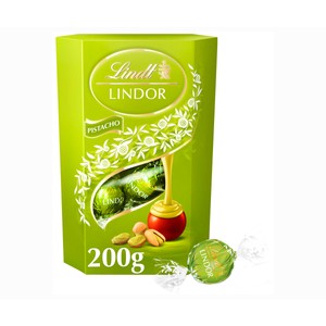 LINDT Bombones lindor pistacho 200 g.