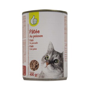 PRODUCTO ECONÓMICO ALCAMPO Alimento para gatos de paté de pescado PRODUCTO ECONÓMICO ALCAMPO 410 g.