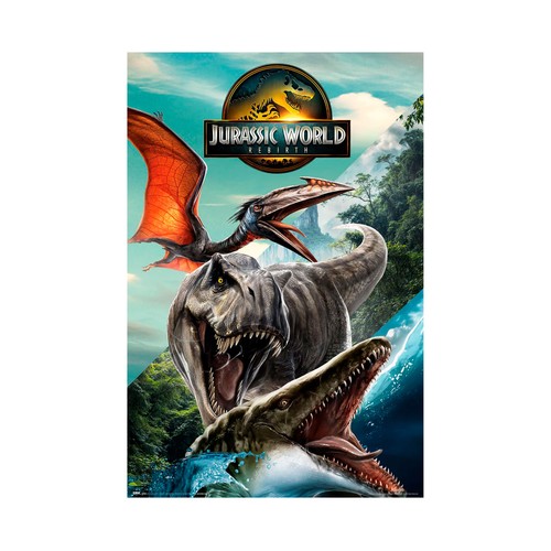 Poster jurassic world rebirth. ERIK.