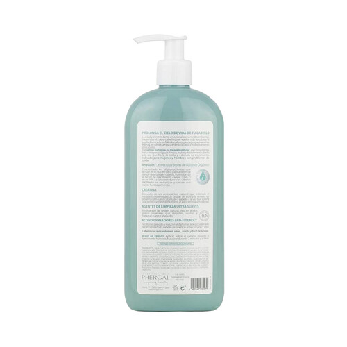 CLEARÉ INSTITUTE Champú fortificante con extracto de guisante orgánico y Creatina CLEARÉ INSTITUTE 400 ml.
