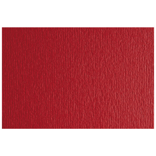 Cartulina con 2 texturas, una lisa y otra rugosa, color sólido rojo, tamaño 50x70cm, SADIPAL.