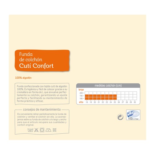 Funda protectora de almohada microfibra 100% poliéster, 150 centímetros PRODUCTO ECONÓMICO ALCAMPO.
