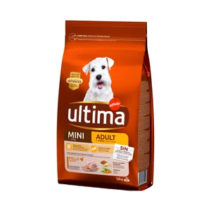 ULTIMA Comida para perro adulto hasta 10 kilogramos adult mini 1,5 kg.