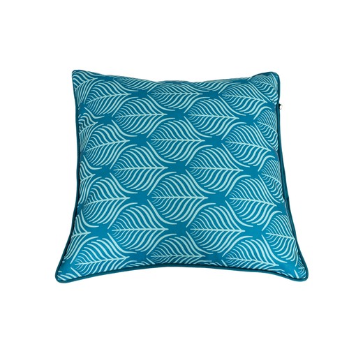 Cojín impreso decorativo azul marino 40x40cm, GARDENSTAR.