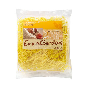 EMMA GIORDANI Tagliolini de pasta fresca al huevo EMMA GIORDANI 250 g.