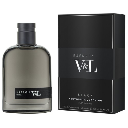 VICTORIO & LUCCHINO Eau de toilette para hombre con vaporizador en spray VICTORIO & LUCCHINO Esencia black 100 ml.
