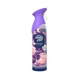 Imagen de AMBIPUR Air mist Ambientador en spray con aroma a flores exóticas 185 ml.