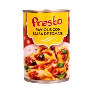 Imagen de PRESTO Raviolis con salsa de tomate 420 g.