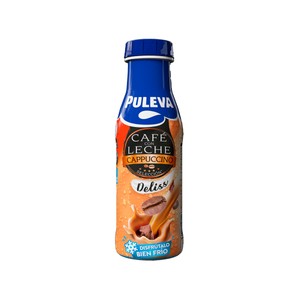 PULEVA Bebida láctea de café con leche (cappucino cremoso), elaborado sin gluten Deliss 240 ml.