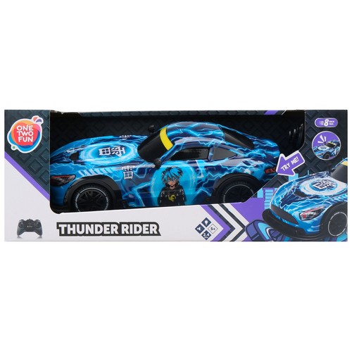 Coche radiocontrol Tormenta Manga con luz y sonido +5 Años ONE, TWO FUN