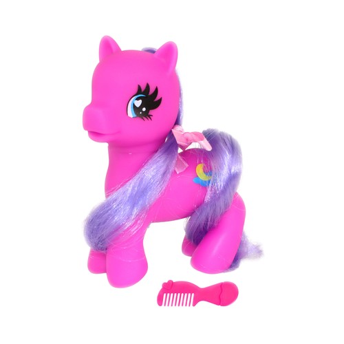 Mini unicornio o pony con peine incluido, ONE TWO FUN ALCAMPO.