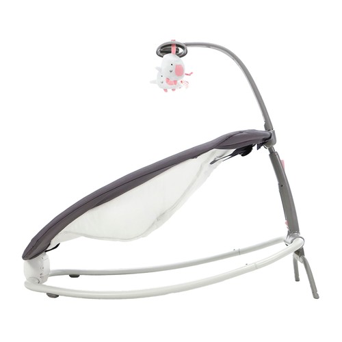 Hamaquita musical Fold pajarito rosa, 7 melodías, hasta 9kg, ASALVO.