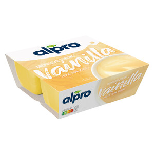 Imagen de ALPRO Postre a base de soja con sabor a vainilla 4 x 125 g.