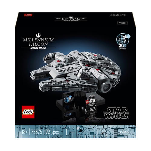 LEGO Star Wars Halcón Milenario 75375, 921 piezas, +18 años.