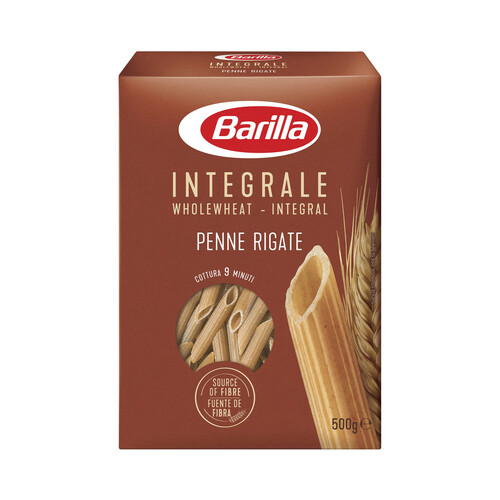 BARILLA Pasta Integral Penne Rigate (Macarrones) BARILLA 500 g.
