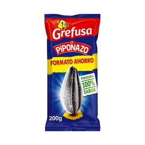 GREFUSA Pipas de girasol GREFUSA EL PIPONAZO Original 200 g.