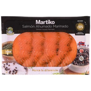 Imagen de MARTIKO Salmún ahumado del norte marinado sin azúcares añadidos 200 g.