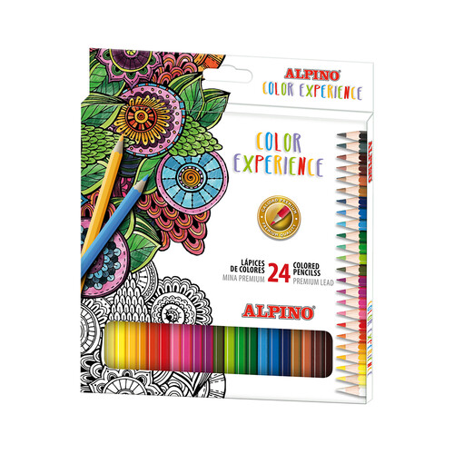 Pack de 24 lápices de colores Color Experience, ALPINO.