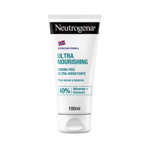 Crema ultra hidratante para piés secos y estropeados NEUTRÓGENA 100 ml.