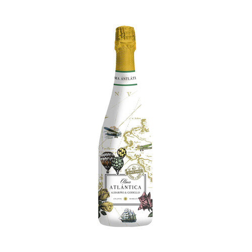 ALMA ATLÁNTICA Vino blanco frizzante (espumoso) botella de 75 cl.