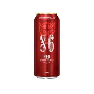 Imagen de 8.6 Cerveza Intense Red. lata 50 cl.