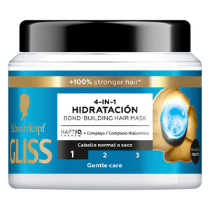 Imagen de GLISS Aqua revive de Schwarzkopf Mascarilla capilar para una sensación de hidratación profunda 400 ml.