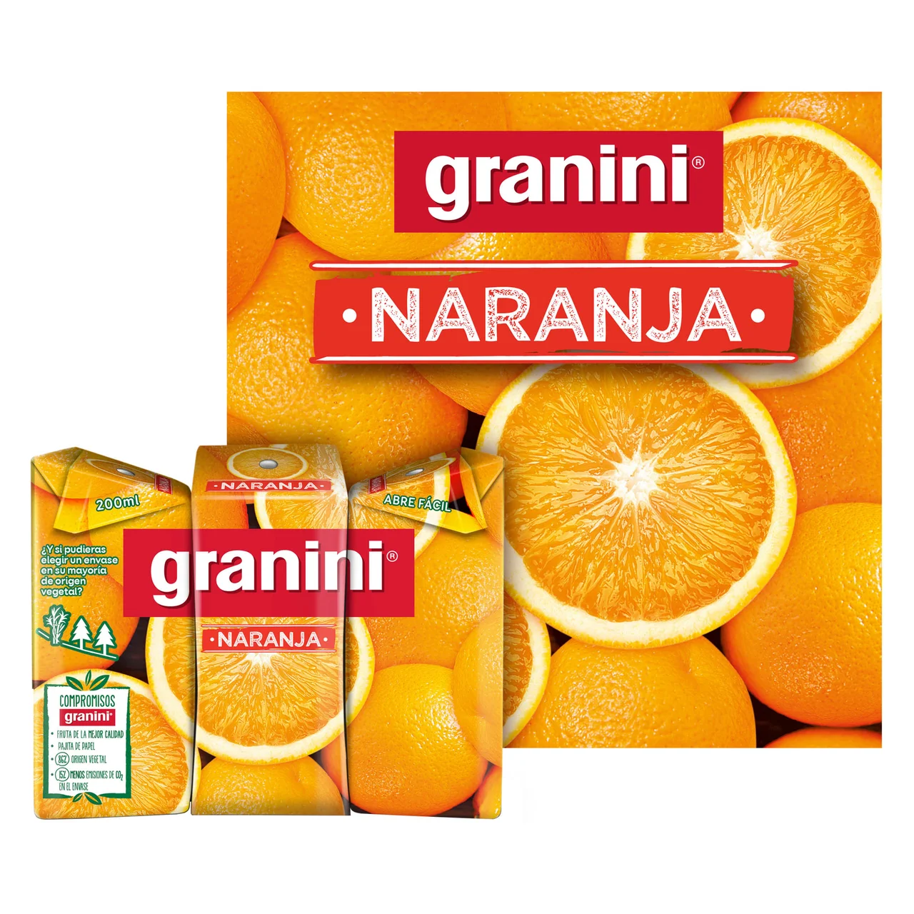 Néctar de naranja minibrik pack 3 uds x 20 cl.
