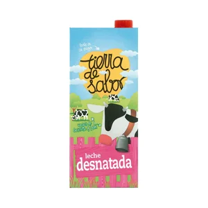 TIERRA DE SABOR Leche desnatada de vaca 1 l.