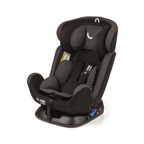 Silla de auto para grupo 1/2/3, rojo, BABY NURSE, Shield black.