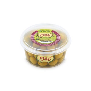 Imagen de 1946 Aceitunas verde con hueso sabor anchoa 1946 200 g.