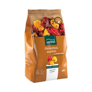 Imagen de VERLEAL Pimientos asados congelados, 100% naturales 400 g.