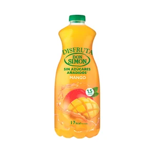 DON SIMON Néctar sin azúcar añadido de mango botella de 1,5 l.