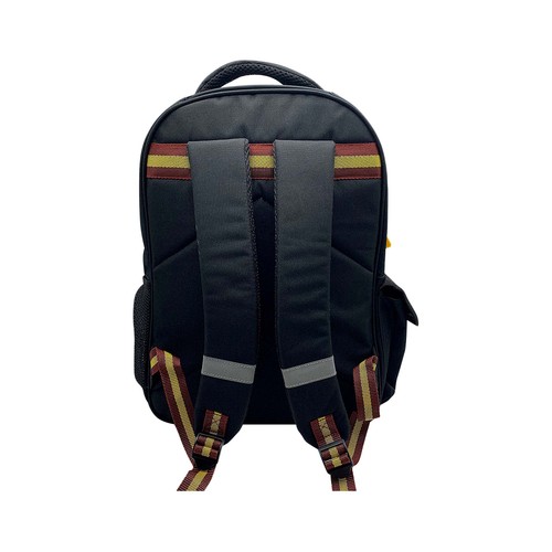 Mochila con dos compartimentos diseño color rojo y negro estampado HARRY POTTER, 32x41x12cm.