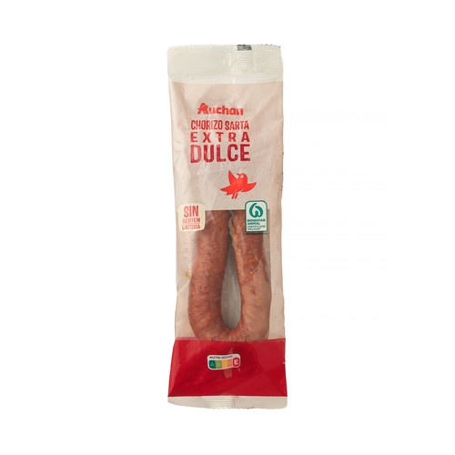 AUCHAN Sarta de chorizo dulce de categoria extra 280 g. Producto Alcampo