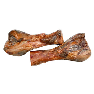 Imagen de CANES JOB 2 medios huesos de jamón para perros 265 g