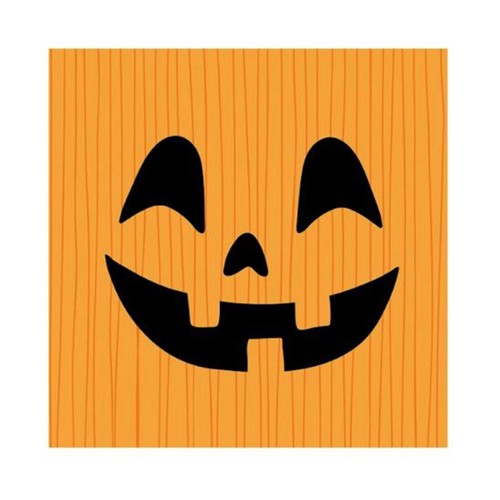 Servilletas Halloween 20 unidades, calabaza 33x33cm 3 capas. ACTUEL