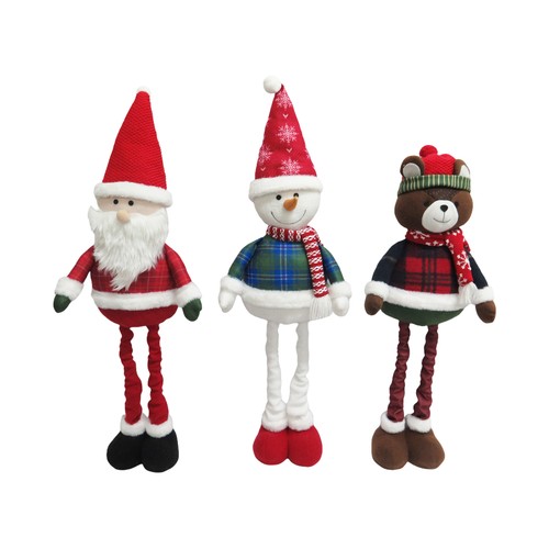 Figura Extensible Santa Cláus, Muñeco de Nieve, Oso decoración de Navidad 65 Cm modelos surtidos, SNC