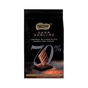 Imagen de NESTLÉ Láminas de chocolate negro sublime 70 % 150 g.