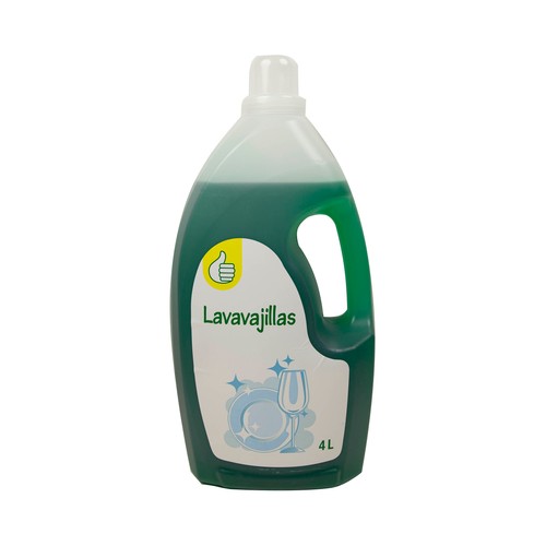 Detergente lavavajillas a mano PRODUCTO ECONÓMICO ALCAMPO 4 l.