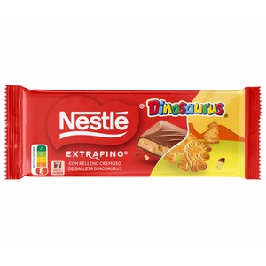 NESTLE Extrafino Chocolate con leche relleno de dinosaurus 84 g.