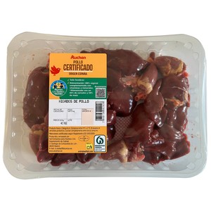 ALCAMPO CULTIVAMOS LO BUENO Higaditos y corazones de pollo certificado.
