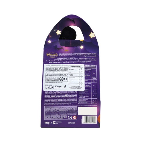 WITORS Figurita de chocolate y peluche Halloween 100 g.
