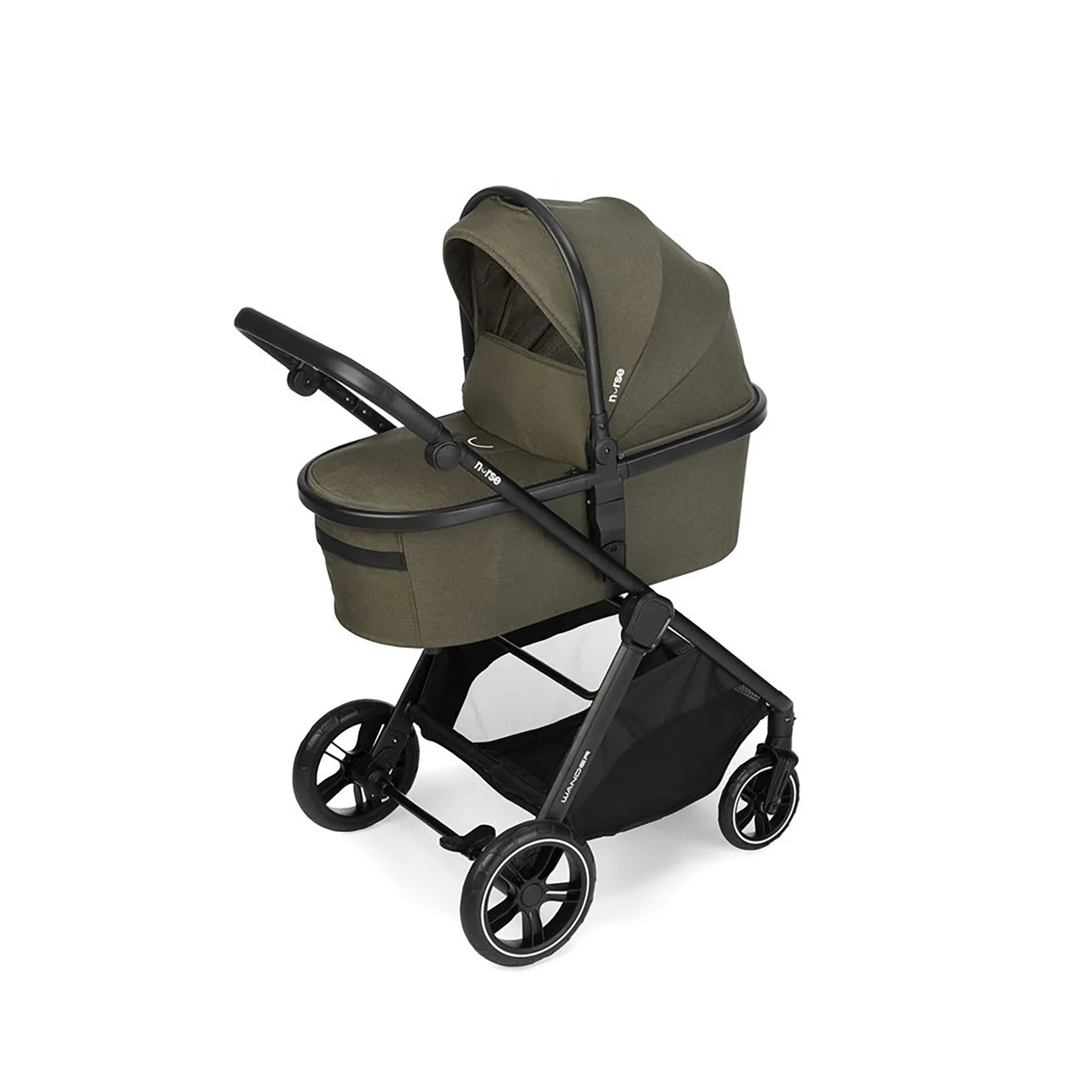 Combi trio 2 en 1 NURSE, portabebés, base isofix, color green