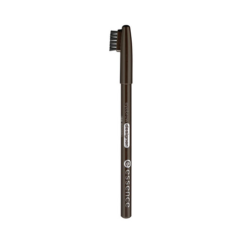ESSENCE Designer tono 02 Brown Lápiz de cejas con cepillo en el tapón (cejas uniformes e impecables).