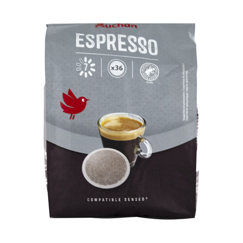 Café de tueste natuiral en cápsulas Intensidad 7 Espresso PRODUCTO ALCAMPO 36 uds. 305 g.
